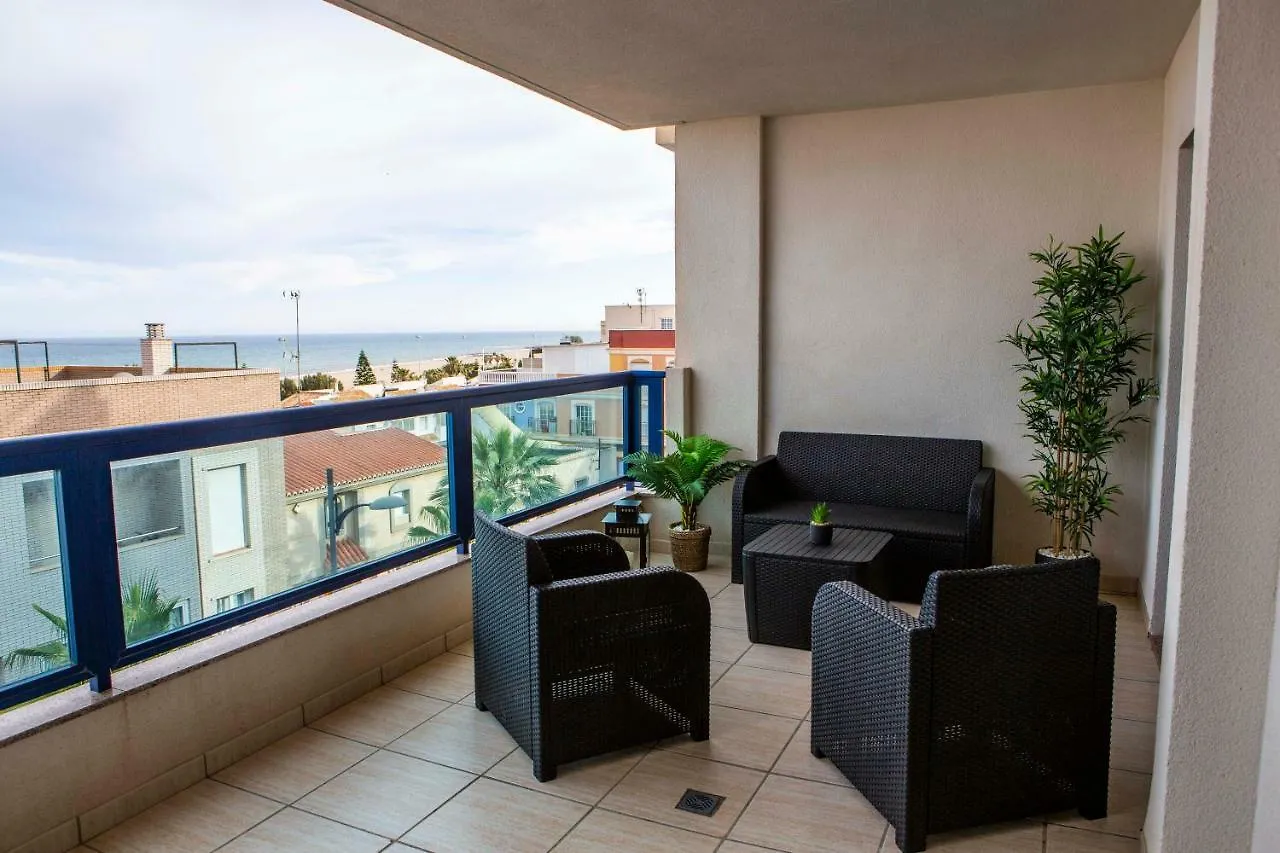 Apartment Las Sirenas, Wifi 100 Mb, Sea View Roquetas de Mar Spain