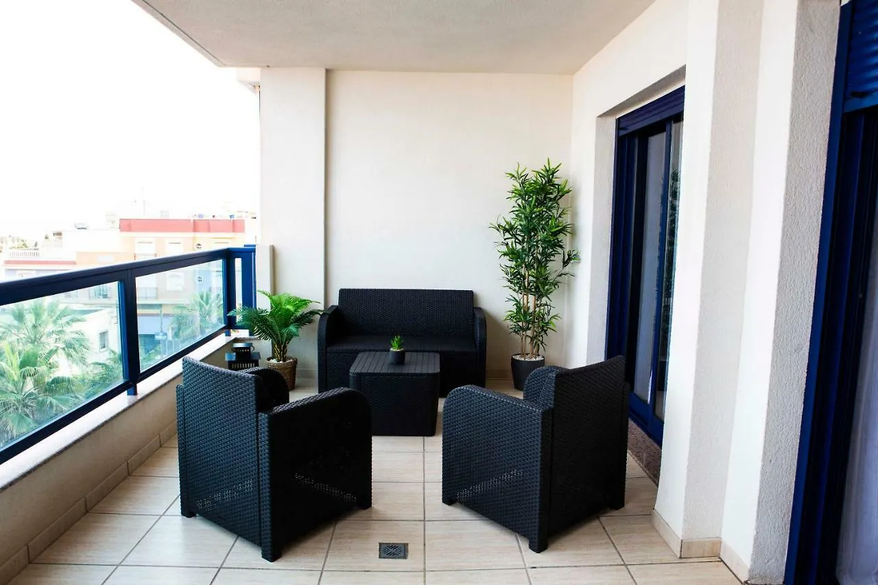 Apartment Las Sirenas, Wifi 100 Mb, Sea View Roquetas de Mar
